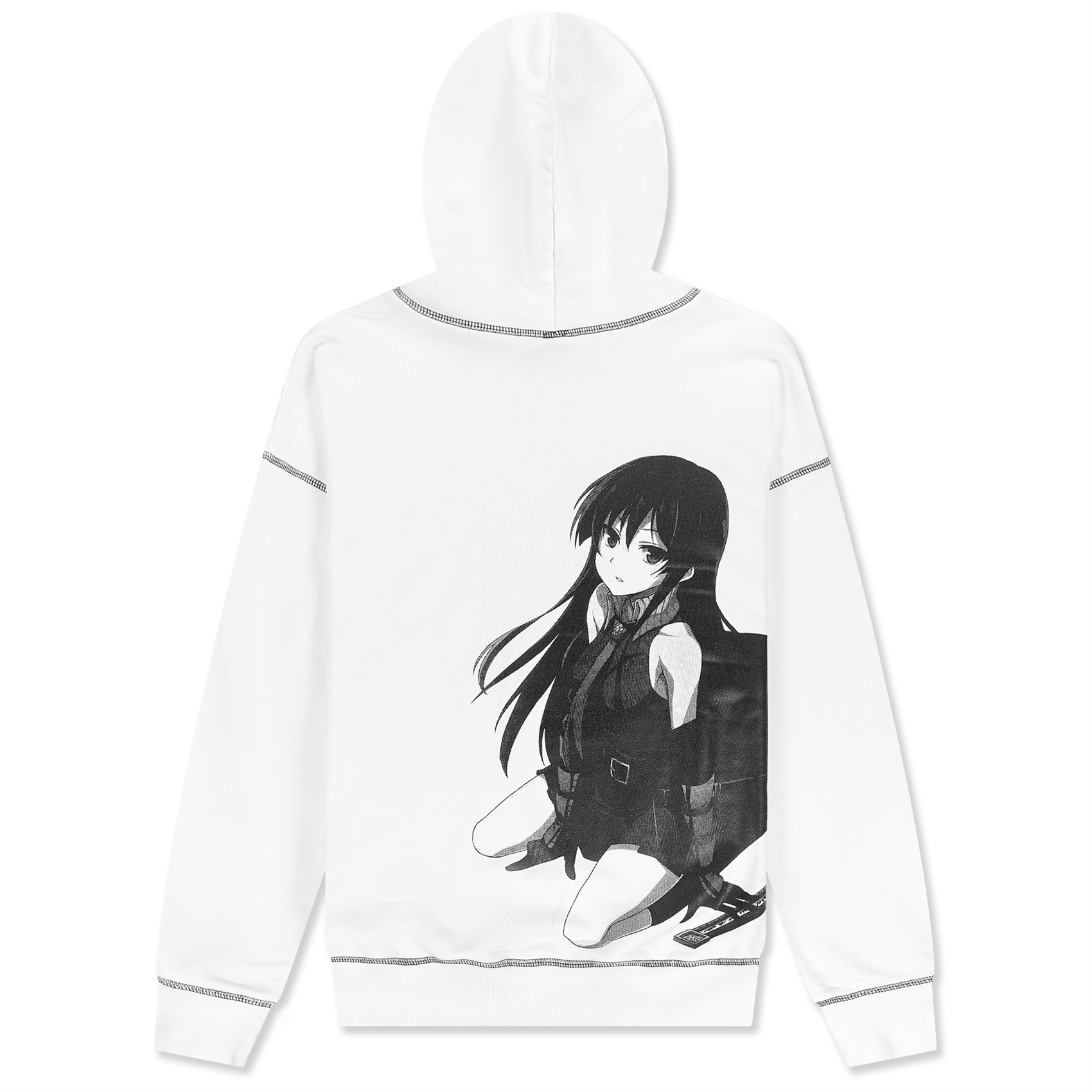 Худи Haided KATANA DAY HOODIE white.contrast.black